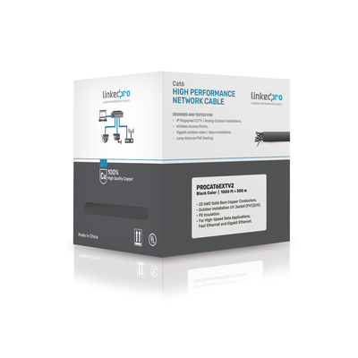 Bobina de cable de 305 Metros Cat6+